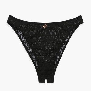 Crotchless High Leg Bikini Panty